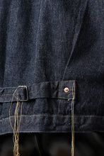 画像をギャラリービューアに読み込む, FULLCOUNT WWⅡ model Brown Cotton Denim Jacket / 13.7oz Zimbabwe Selvedge Denim (INDIGO BLUE / ONE WAHED)