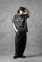 Load image into Gallery viewer, LASTMAN PRINTED TEE -LM TIMES- (BLACK)