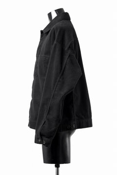 Load image into Gallery viewer, CAPERTICA BIG JEAN JACKET / NAPPING MOLESKIN (BLACK)
