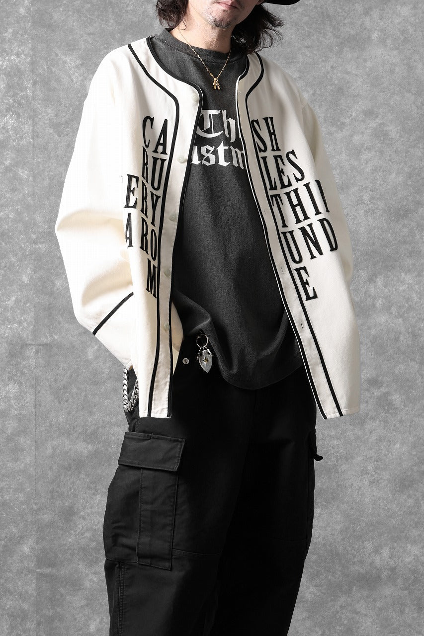 Load image into Gallery viewer, LASTMAN BASEBALL SHIRT &quot;C.R.E.A.M&quot; (L/S) (WHITE)