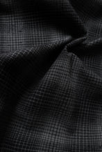 Load image into Gallery viewer, kujaku brushed check dress shirt / S-860 (black)