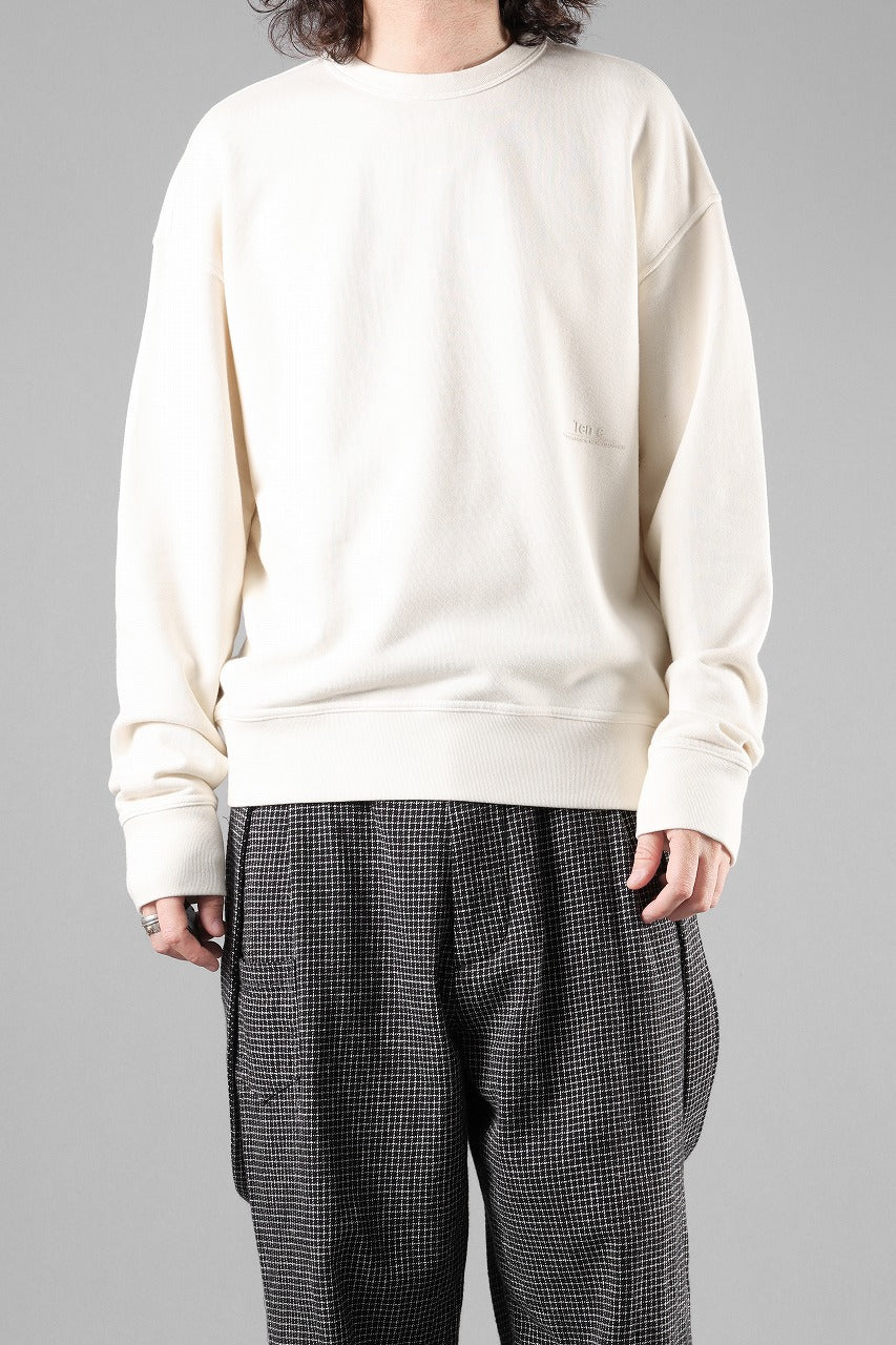 Load image into Gallery viewer, Ten c FLEECE / CREW NECK SWEAT SHIRT (BIANCO NEVE)