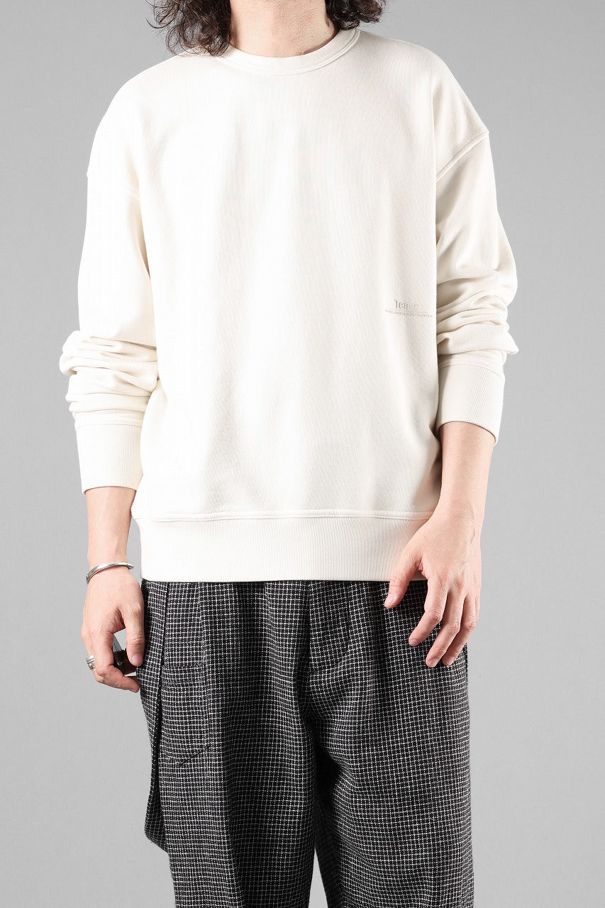 Load image into Gallery viewer, Ten c FLEECE / CREW NECK SWEAT SHIRT (BIANCO NEVE)