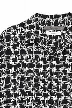 画像をギャラリービューアに読み込む, Y&#39;s for men x MASSES OPEN COLLAR SHIRT / MA ALL OVER PIGMENT PRINT (BLACK)