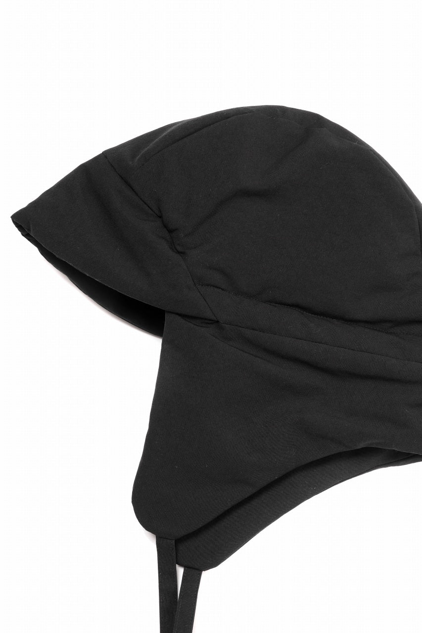 D-VEC EAR FLAP CAP / DURABLE WATER REPELLENT & PRIMALOFT® (NIGHT SEA BLACK)【2024AW PRE SALE】