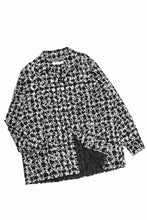 画像をギャラリービューアに読み込む, Y&#39;s for men x MASSES OPEN COLLAR SHIRT / MA ALL OVER PIGMENT PRINT (BLACK)