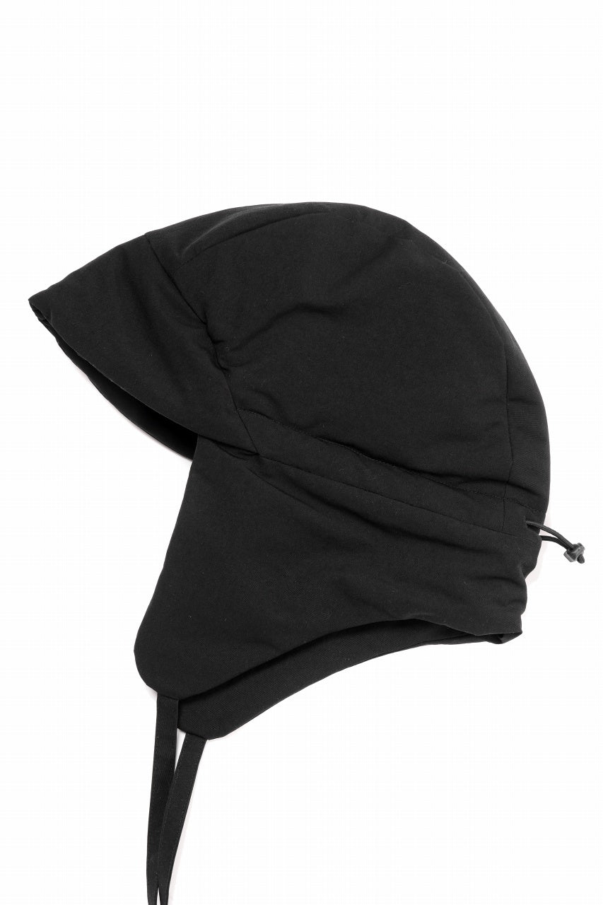 D-VEC EAR FLAP CAP / DURABLE WATER REPELLENT & PRIMALOFT® (NIGHT SEA BLACK)【2024AW PRE SALE】