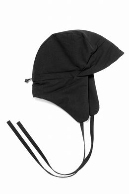 D-VEC EAR FLAP CAP / DURABLE WATER REPELLENT & PRIMALOFT® (NIGHT SEA BLACK)