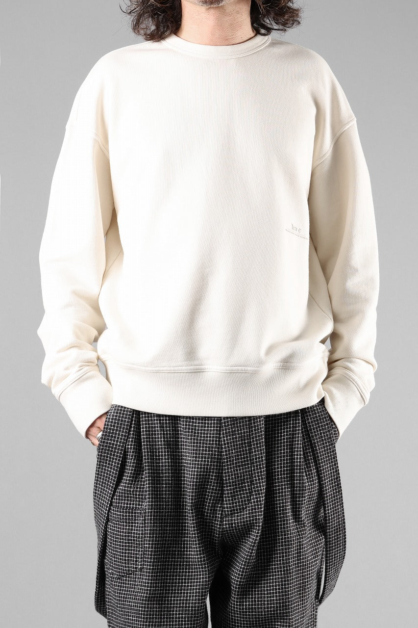 Load image into Gallery viewer, Ten c FLEECE / CREW NECK SWEAT SHIRT (BIANCO NEVE)