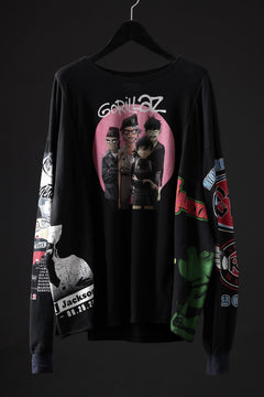 Load image into Gallery viewer, CHANGES VINTAGE REMAKE QUINTET PANEL LONG SLEEVE T-SHIRT (MULTI #J)