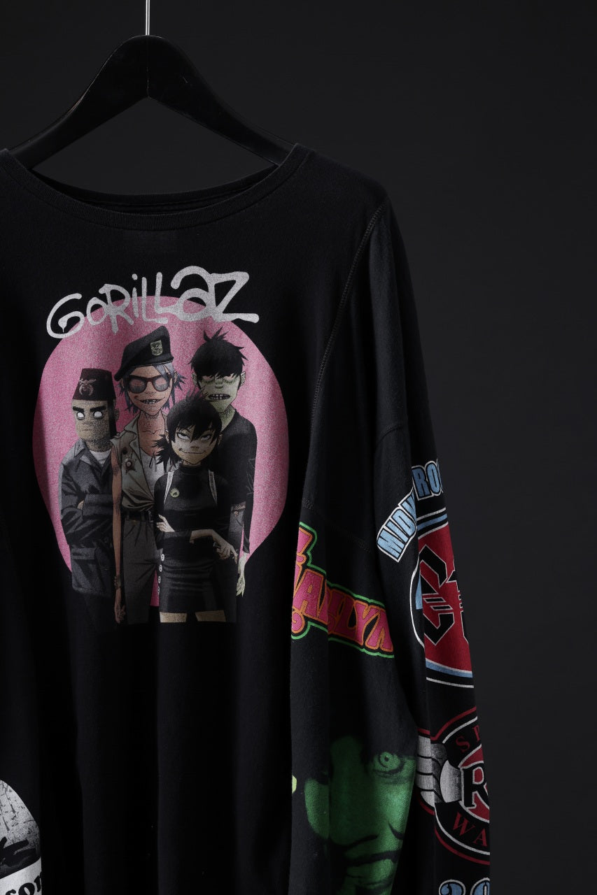 Load image into Gallery viewer, CHANGES VINTAGE REMAKE QUINTET PANEL LONG SLEEVE T-SHIRT (MULTI #J)