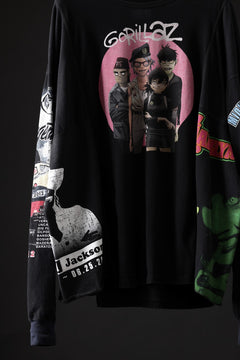 Load image into Gallery viewer, CHANGES VINTAGE REMAKE QUINTET PANEL LONG SLEEVE T-SHIRT (MULTI #J)