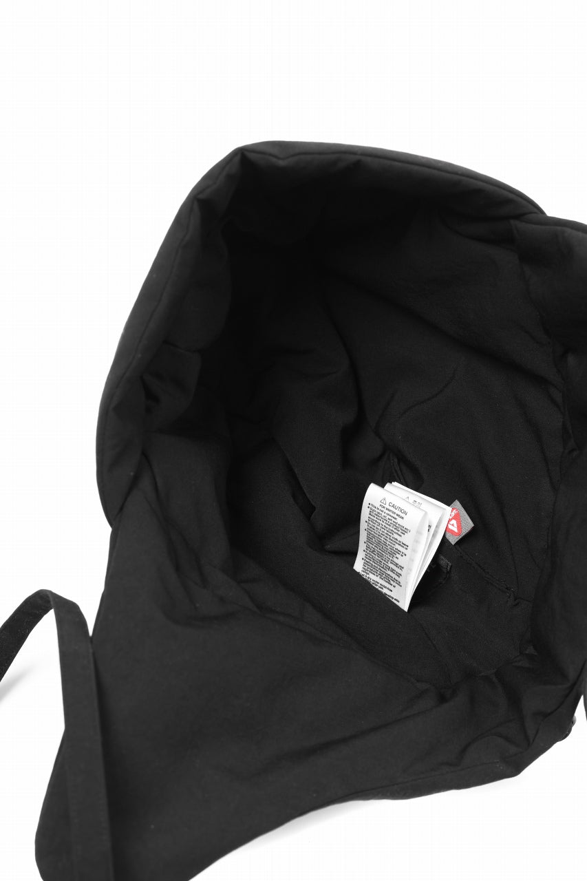 D-VEC EAR FLAP CAP / DURABLE WATER REPELLENT & PRIMALOFT® (NIGHT SEA BLACK)【2024AW PRE SALE】