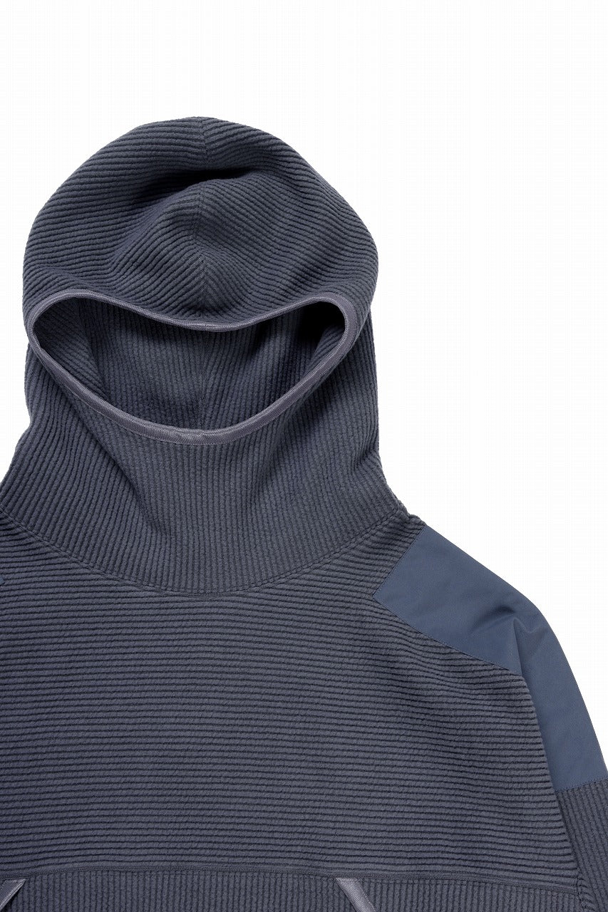 D-VEC TC KNIT CORDUROY HOODED PARKA (GREY)