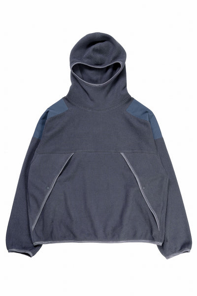 D-VEC TC KNIT CORDUROY HOODED PARKA (GREY)