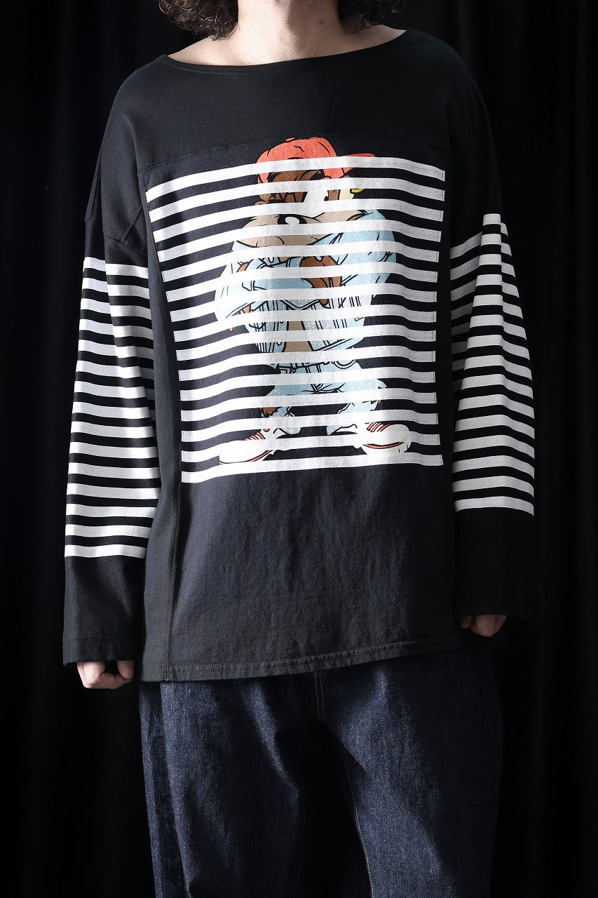 画像をギャラリービューアに読み込む, CHANGES VINTAGE REMAKE LONG SLEEVE TEE (BLACK #A)