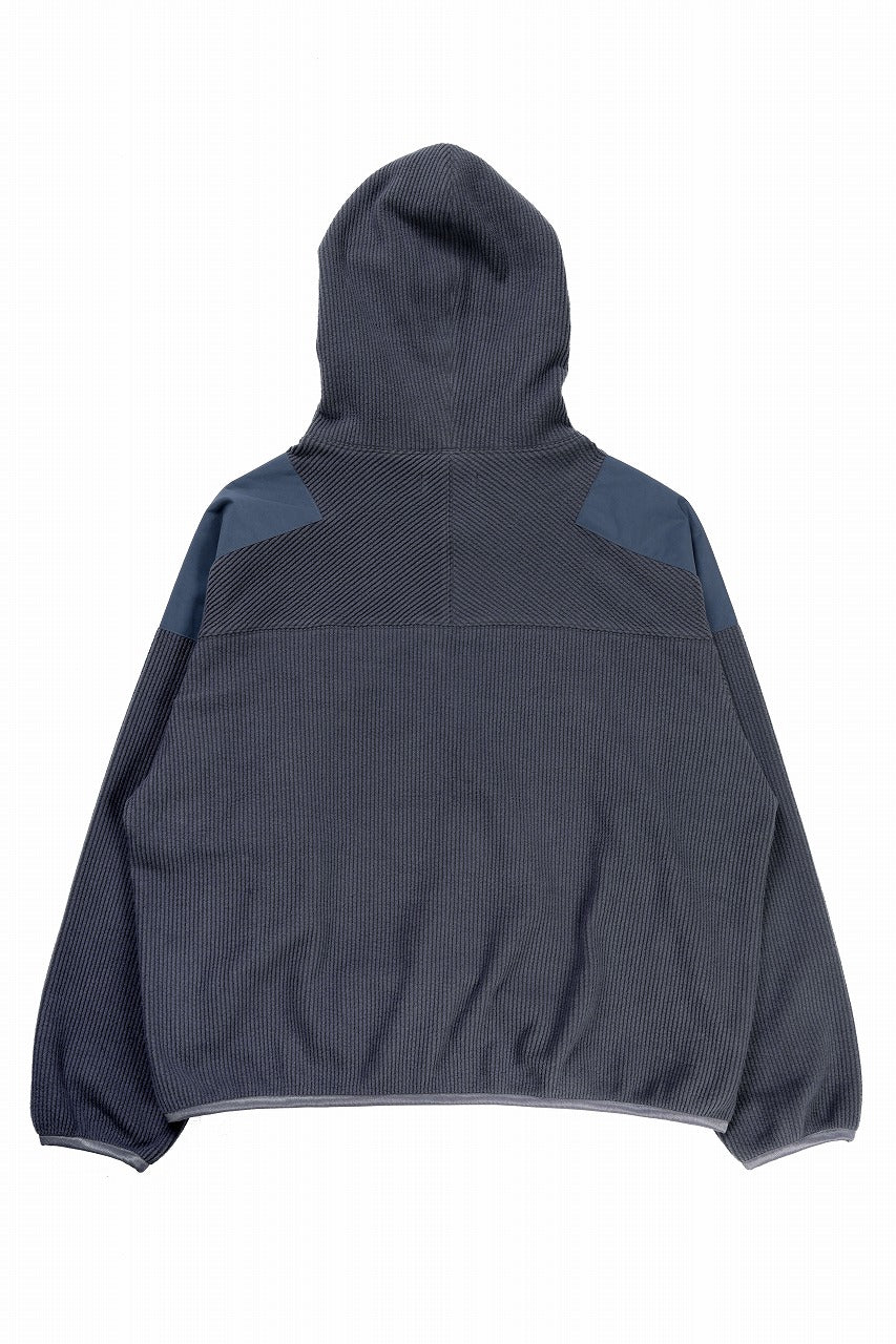 Load image into Gallery viewer, D-VEC TC KNIT CORDUROY HOODED PARKA (GREY)