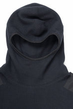 Load image into Gallery viewer, D-VEC TC KNIT CORDUROY HOODED PARKA (BLACK)
