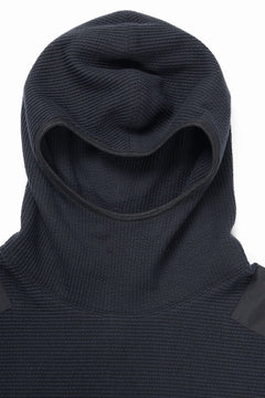 Load image into Gallery viewer, D-VEC TC KNIT CORDUROY HOODED PARKA (BLACK)