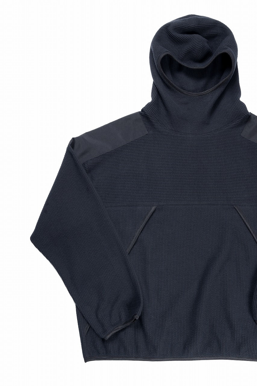 Load image into Gallery viewer, D-VEC TC KNIT CORDUROY HOODED PARKA (BLACK)