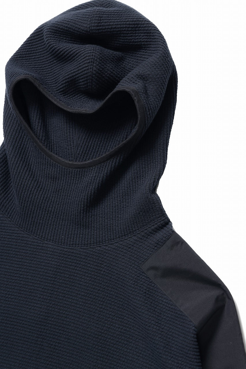 Load image into Gallery viewer, D-VEC TC KNIT CORDUROY HOODED PARKA (BLACK)