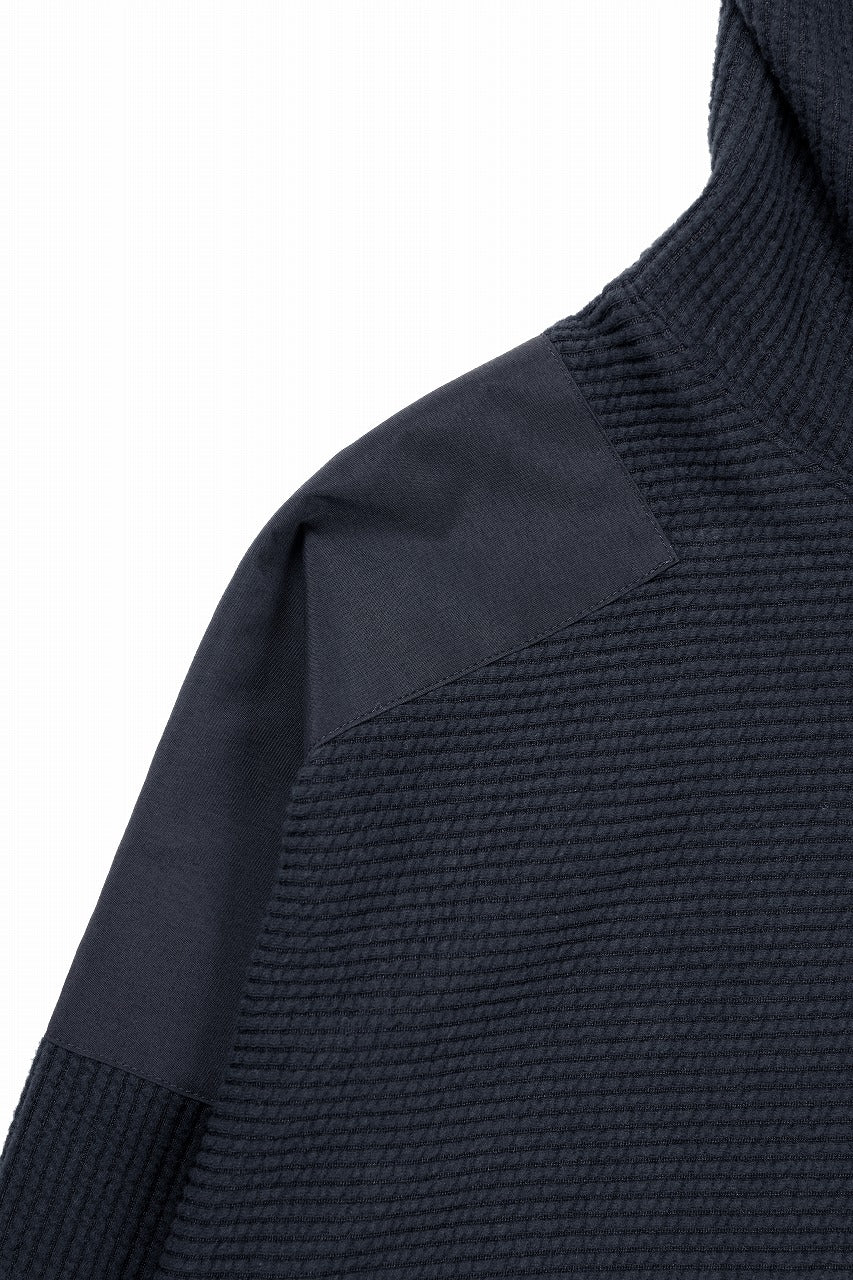 Load image into Gallery viewer, D-VEC TC KNIT CORDUROY HOODED PARKA (BLACK)