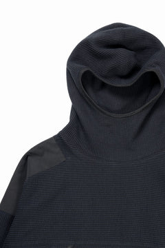 Load image into Gallery viewer, D-VEC TC KNIT CORDUROY HOODED PARKA (BLACK)