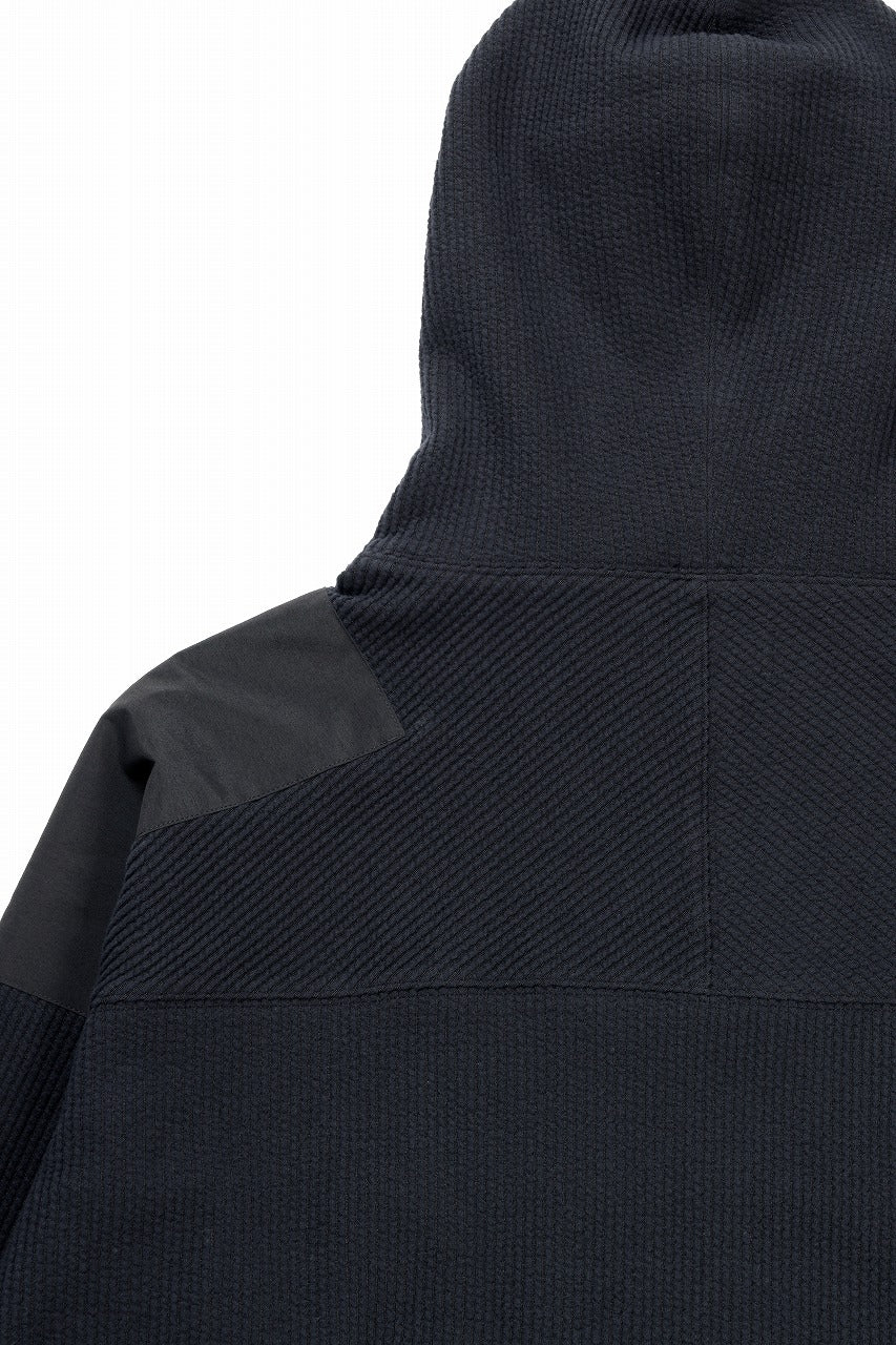 Load image into Gallery viewer, D-VEC TC KNIT CORDUROY HOODED PARKA (BLACK)
