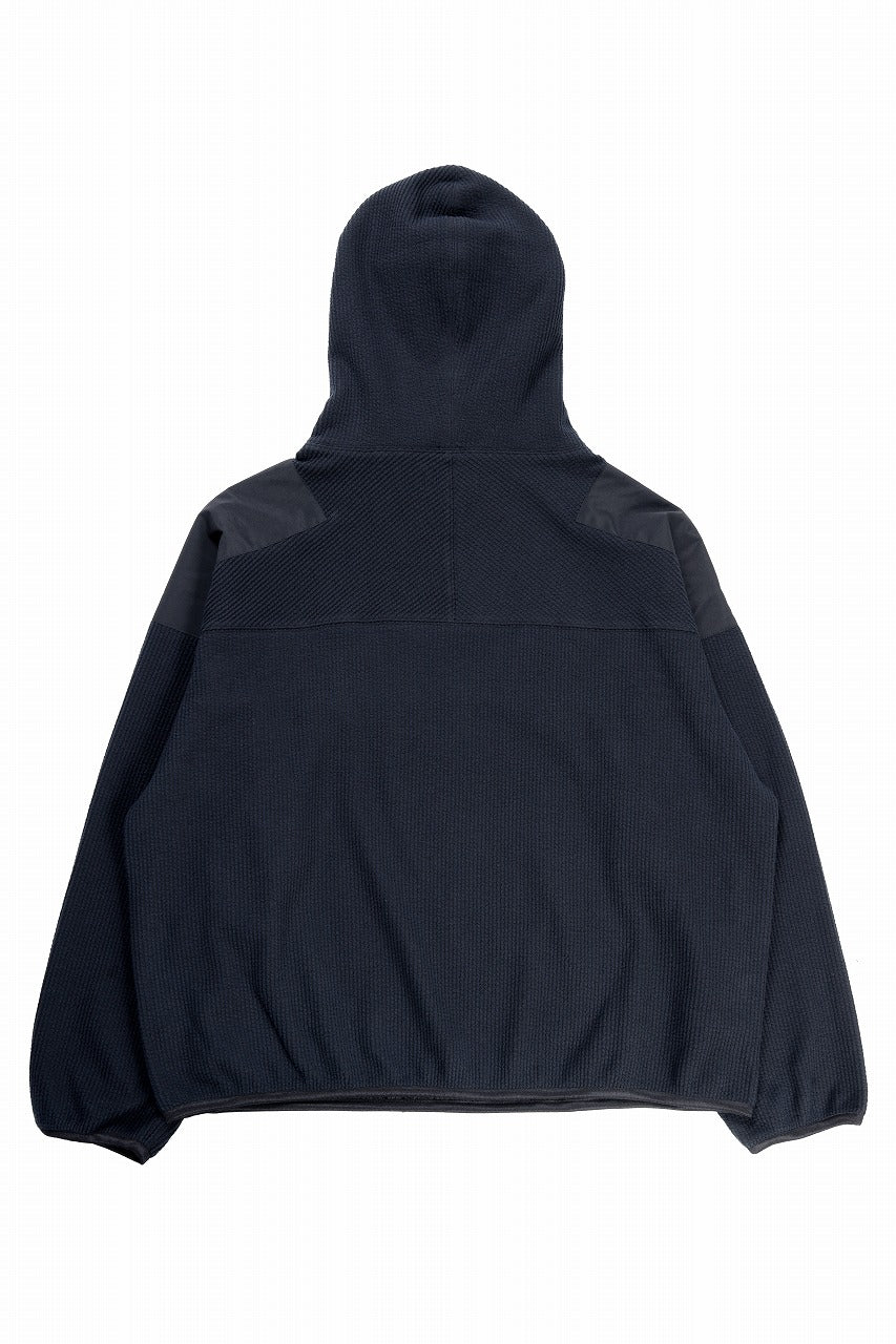 Load image into Gallery viewer, D-VEC TC KNIT CORDUROY HOODED PARKA (BLACK)