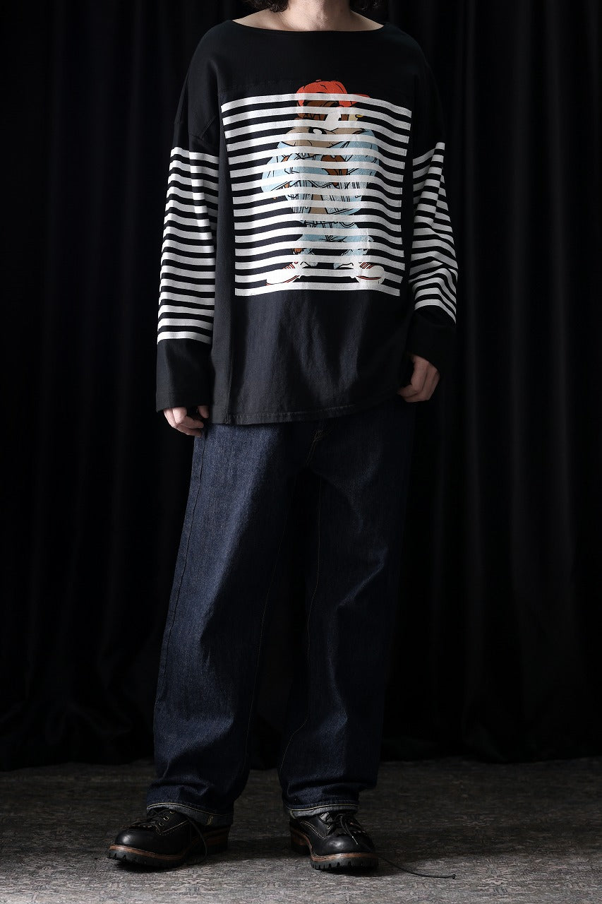 画像をギャラリービューアに読み込む, CHANGES VINTAGE REMAKE LONG SLEEVE TEE (BLACK #A)