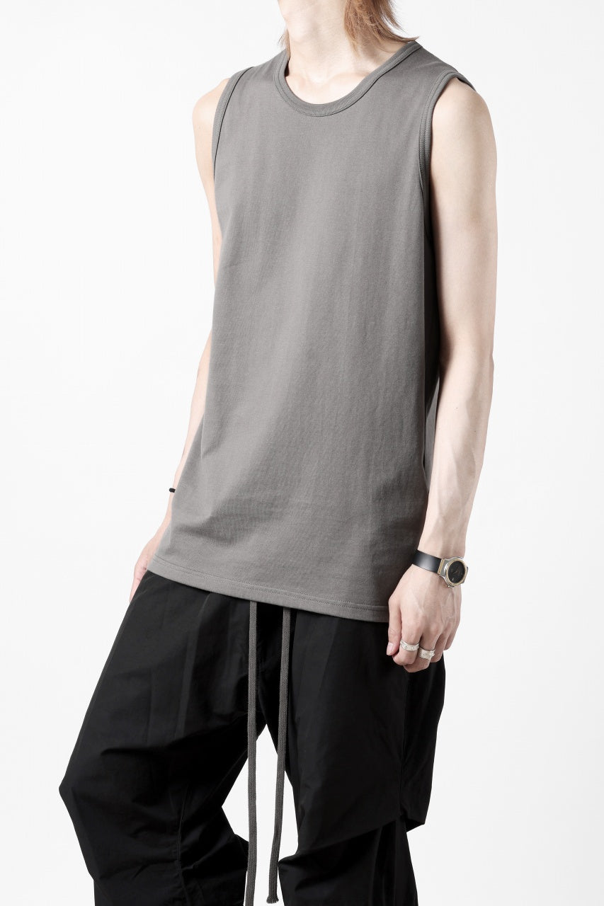 N/07 NO SLEEVE TOP / CLASSIC JERSEY (GREY)