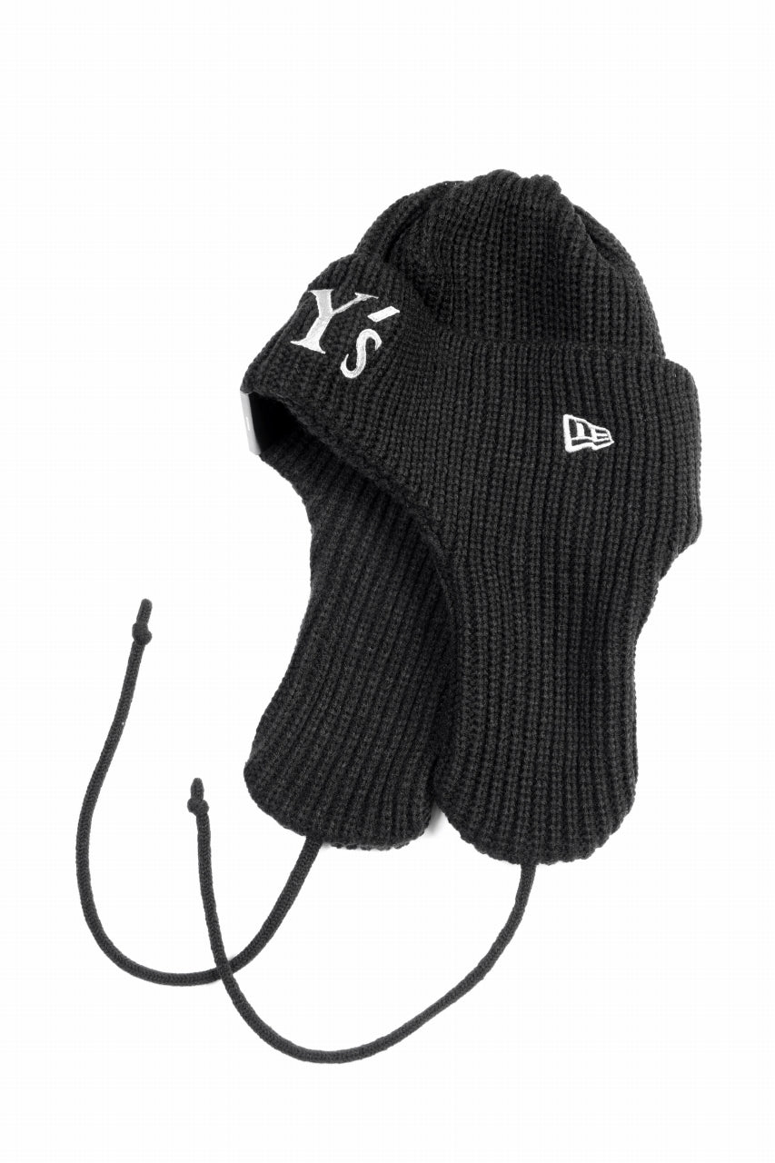 画像をギャラリービューアに読み込む, Y&#39;s × New Era KNIT TRAPPER (BLACK)