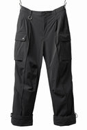 TARO HORIUCHI / th products NERDRUM / Cargo Pants / recycled nylon stretch taffeta (black)