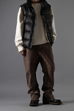 画像をギャラリービューアに読み込む, Ten c ASO DOWN VEST / PIECE DYED RIPSTOP 10 DEN + OJJ 11oz (BLACK)