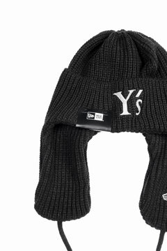 画像をギャラリービューアに読み込む, Y&#39;s × New Era KNIT TRAPPER (BLACK)