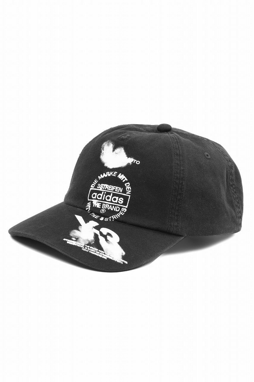 画像をギャラリービューアに読み込む, Y-3 Yohji Yamamoto GRAPHIC CAP (BLACK)