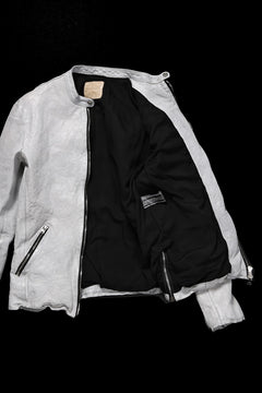 Load image into Gallery viewer, ISAMU KATAYAMA BACKLASH JP-CALF NATURAL DYED GARMENT-WASH SINGLE RIDERS (WHITE)