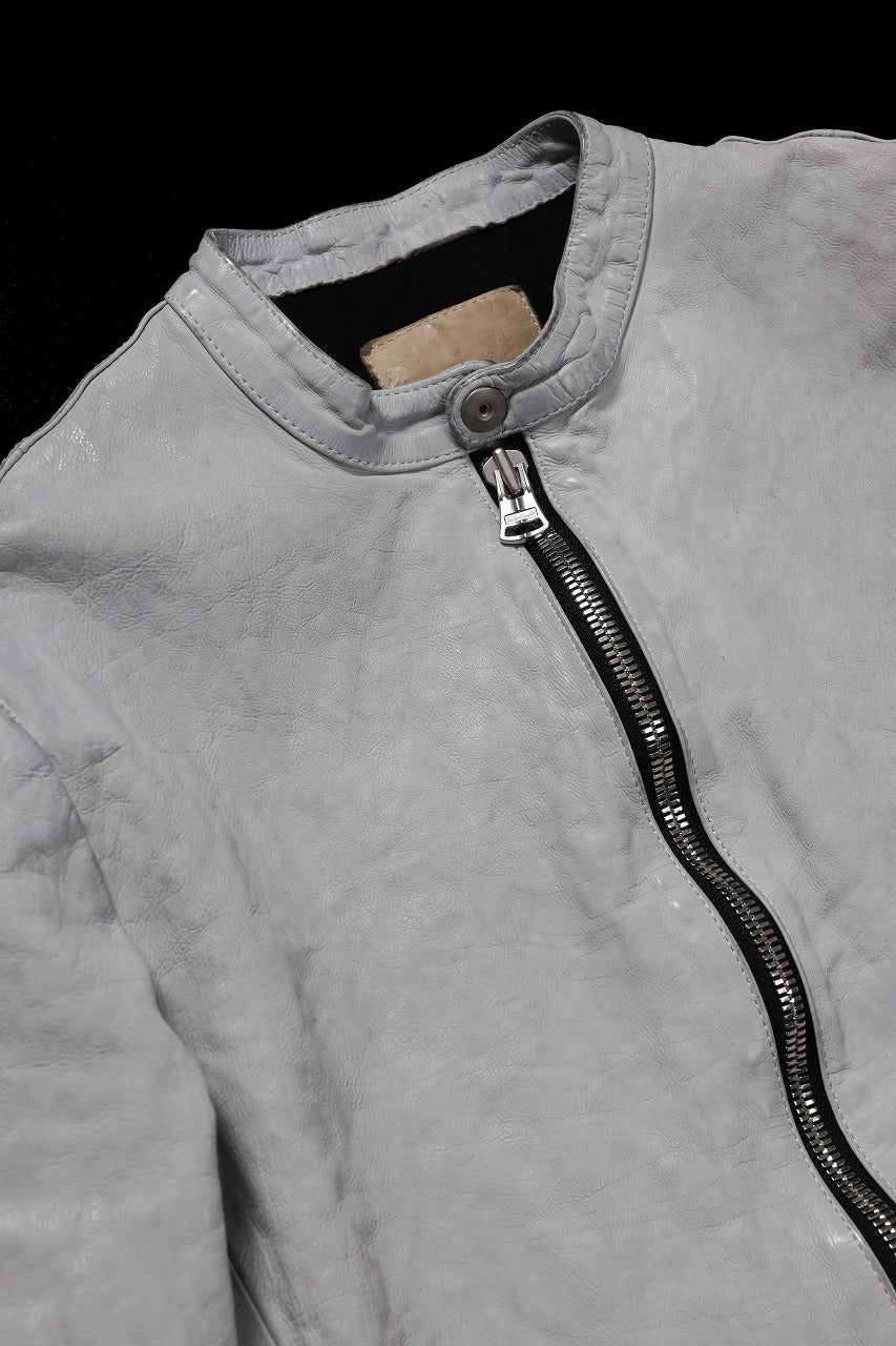 Load image into Gallery viewer, ISAMU KATAYAMA BACKLASH JP-CALF NATURAL DYED GARMENT-WASH SINGLE RIDERS (WHITE)