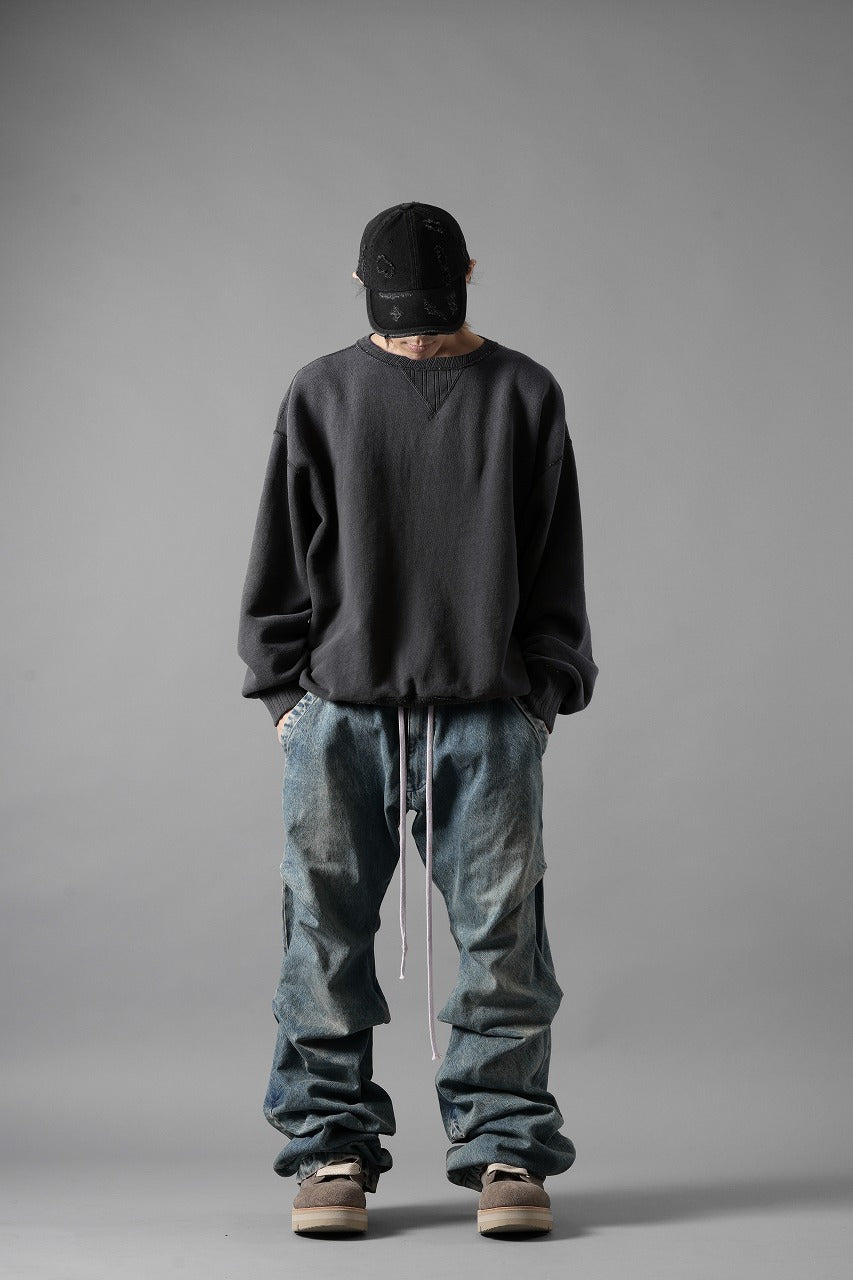 FULLCOUNT x N/07 exclusive Double V Set In Sleeve / Mother Cotton "Exhausted" (Ink Black)