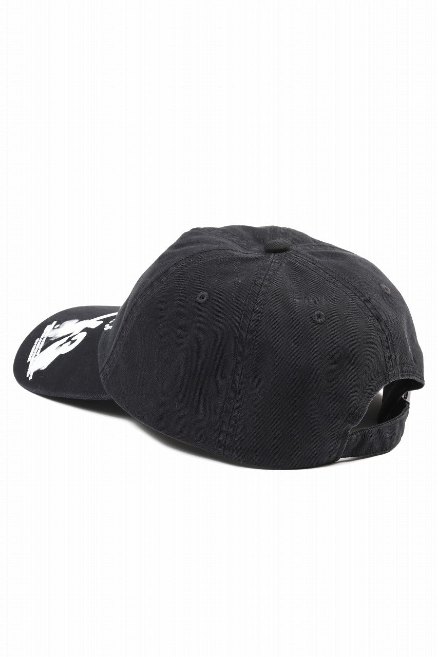 画像をギャラリービューアに読み込む, Y-3 Yohji Yamamoto GRAPHIC CAP (BLACK)