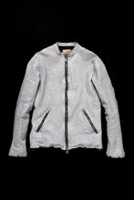 Load image into Gallery viewer, ISAMU KATAYAMA BACKLASH JP-CALF NATURAL DYED GARMENT-WASH SINGLE RIDERS (WHITE)