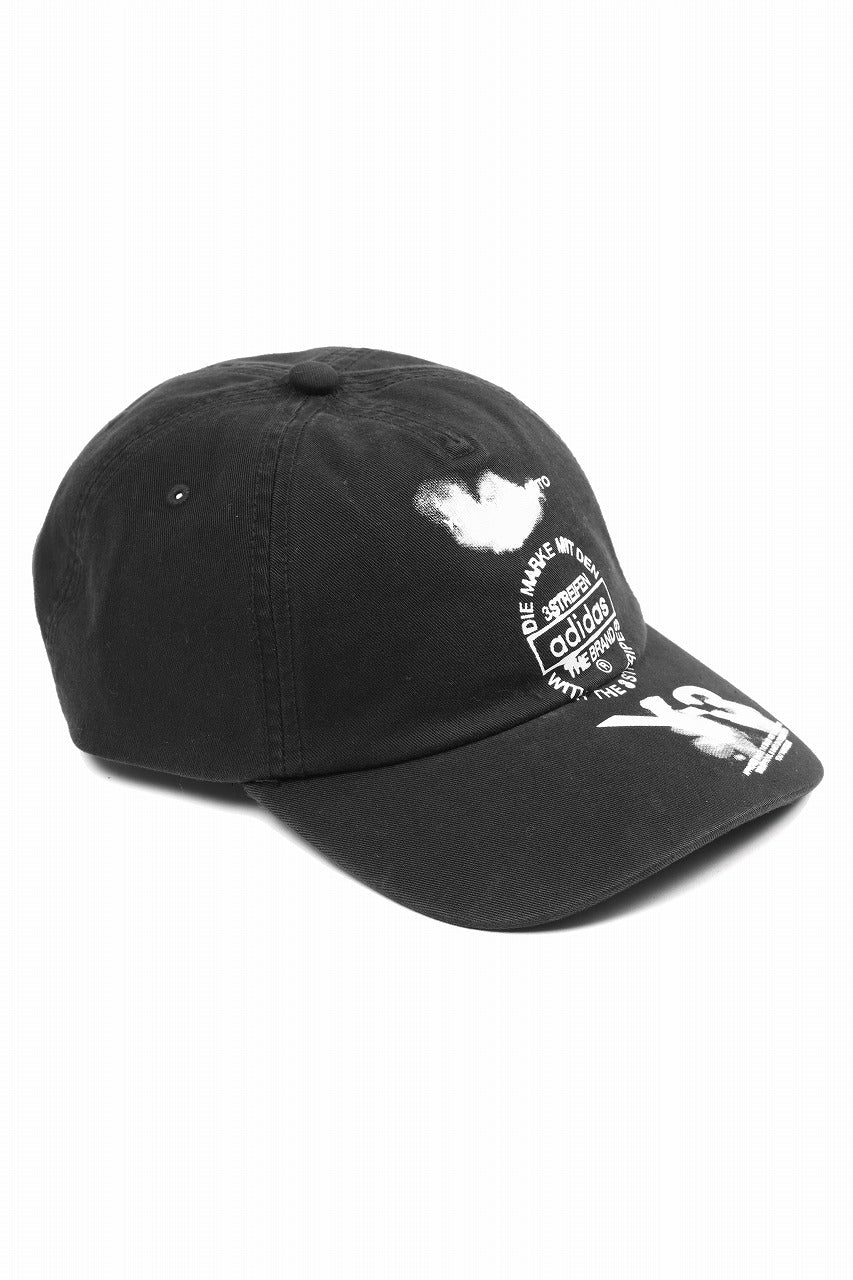 画像をギャラリービューアに読み込む, Y-3 Yohji Yamamoto GRAPHIC CAP (BLACK)