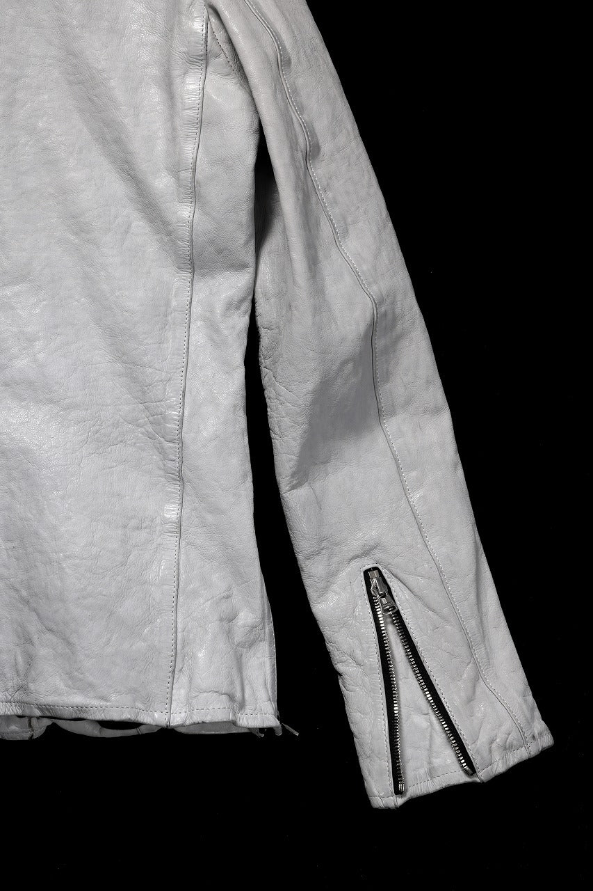 Load image into Gallery viewer, ISAMU KATAYAMA BACKLASH JP-CALF NATURAL DYED GARMENT-WASH SINGLE RIDERS (WHITE)