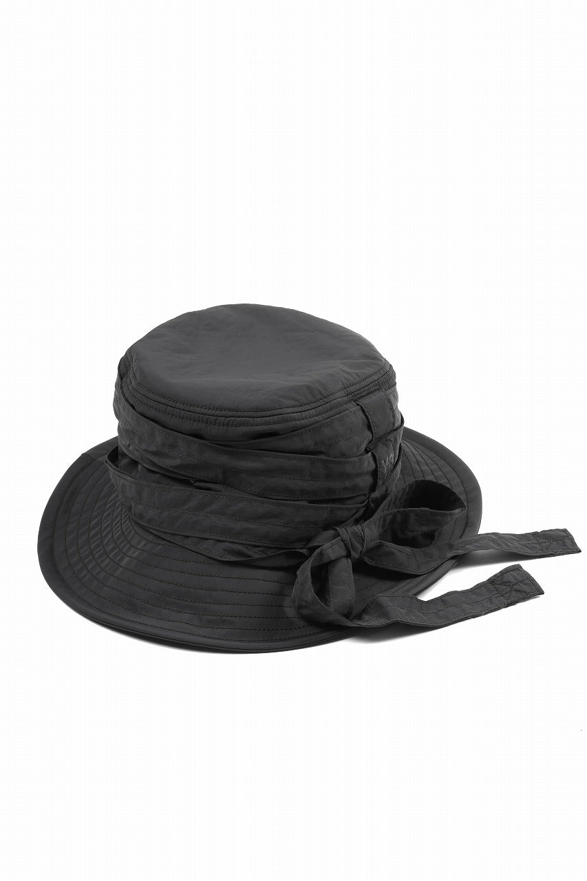 Y-3 Yohji Yamamoto CINCH BUCKET HAT (BLACK)