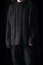 画像をギャラリービューアに読み込む, TARO HORIUCHI / th products Color Nep Mole Knit Pullover (black)
