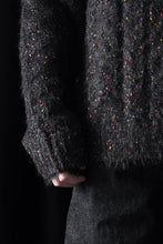 画像をギャラリービューアに読み込む, TARO HORIUCHI / th products Color Nep Mole Knit Pullover (black)