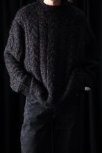 画像をギャラリービューアに読み込む, TARO HORIUCHI / th products Color Nep Mole Knit Pullover (black)