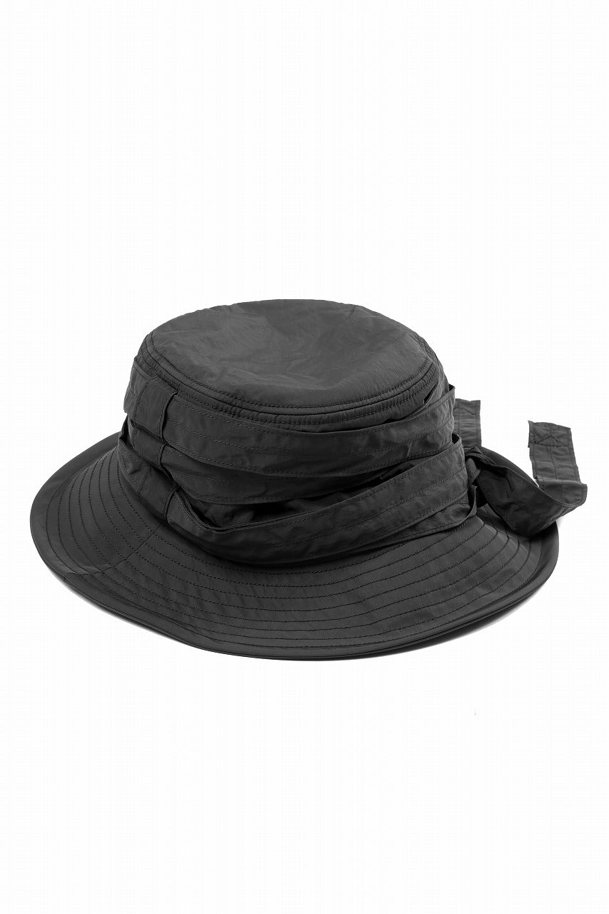 画像をギャラリービューアに読み込む, Y-3 Yohji Yamamoto CINCH BUCKET HAT (BLACK)