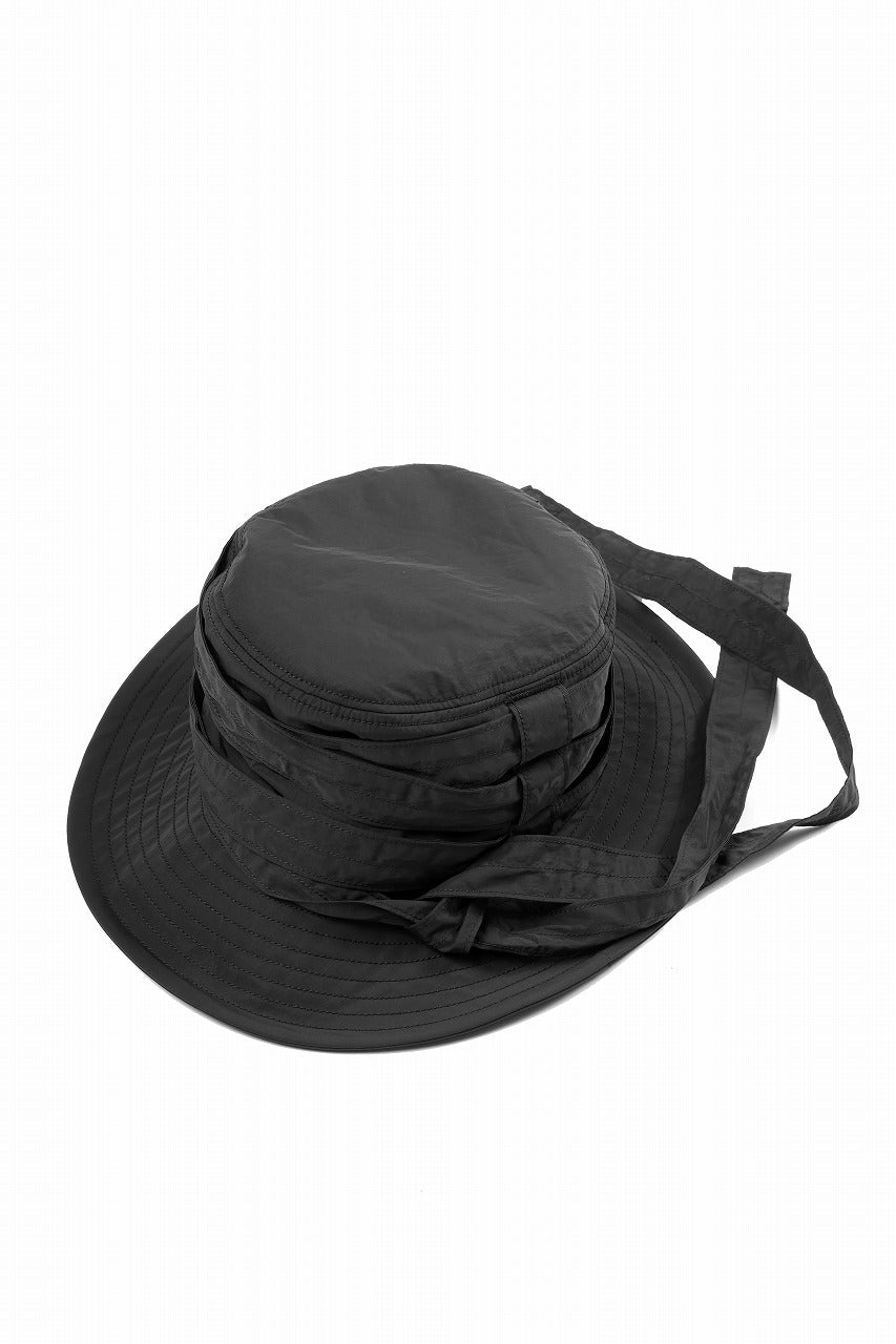 画像をギャラリービューアに読み込む, Y-3 Yohji Yamamoto CINCH BUCKET HAT (BLACK)