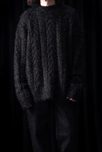 画像をギャラリービューアに読み込む, TARO HORIUCHI / th products Color Nep Mole Knit Pullover (black)